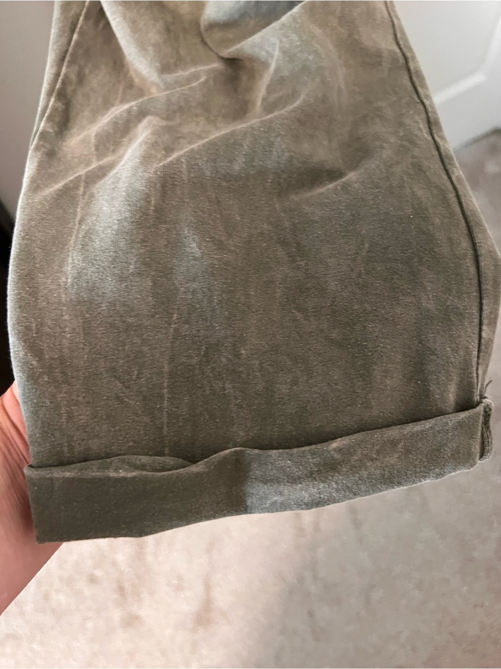 Olive Green Women's Utility Jumpsuit - Picture 4 of 5